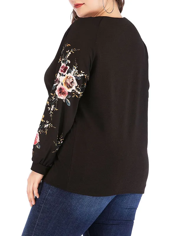 Plus Size Women's T-shirt Sweatshirt