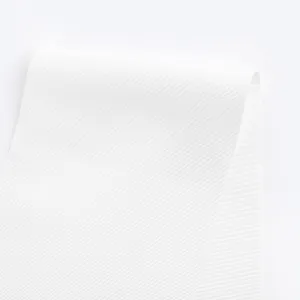 Poly Grosgrain - White