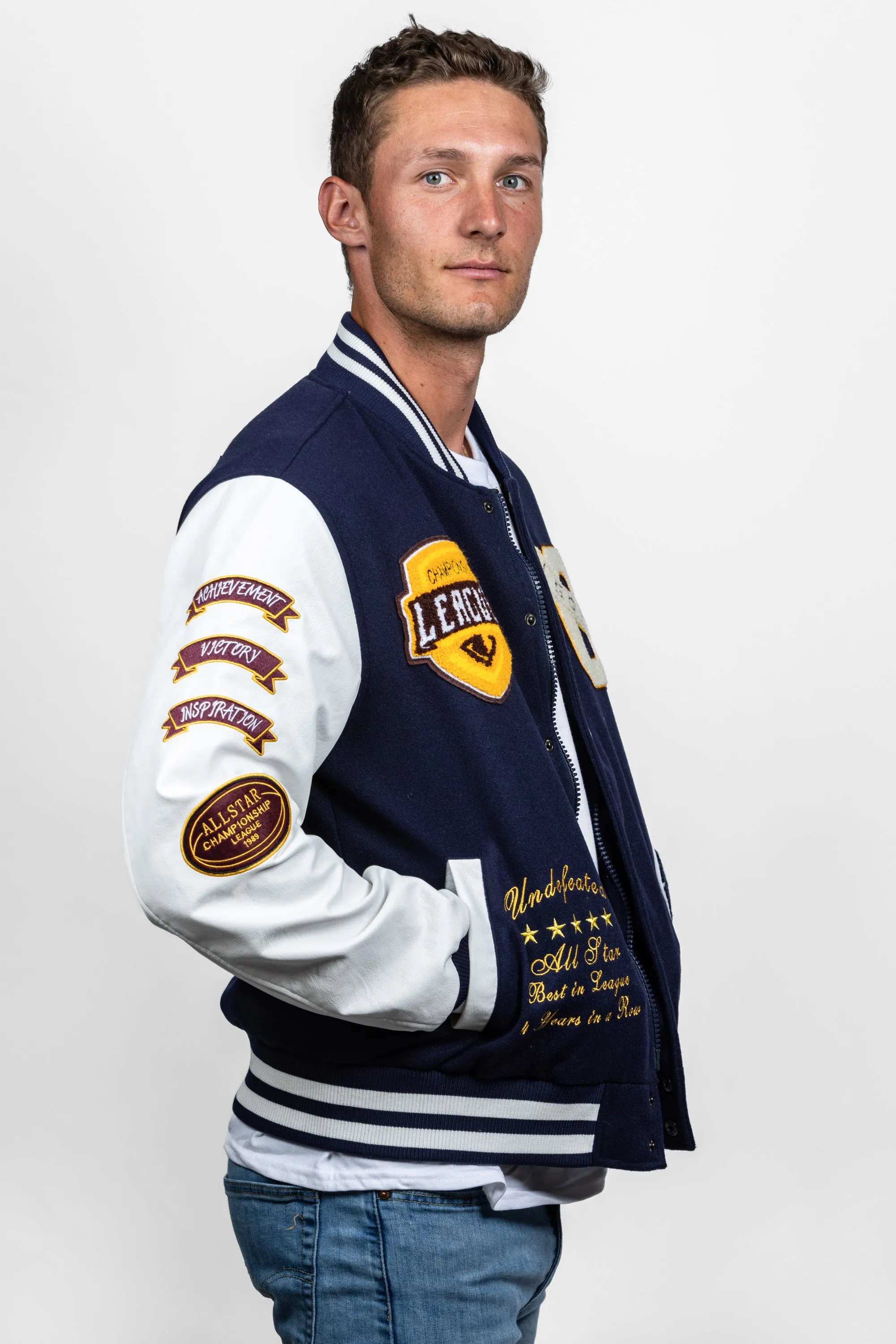 Premium Varsity Jacket with Patches