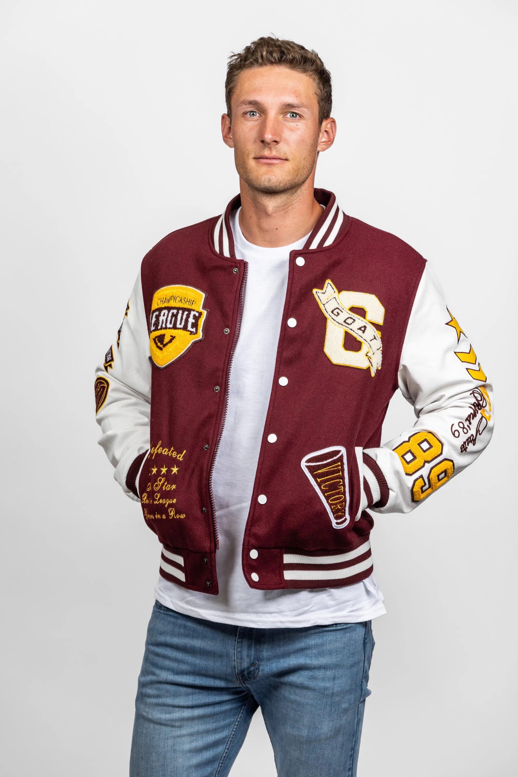 Premium Varsity Jacket with Patches