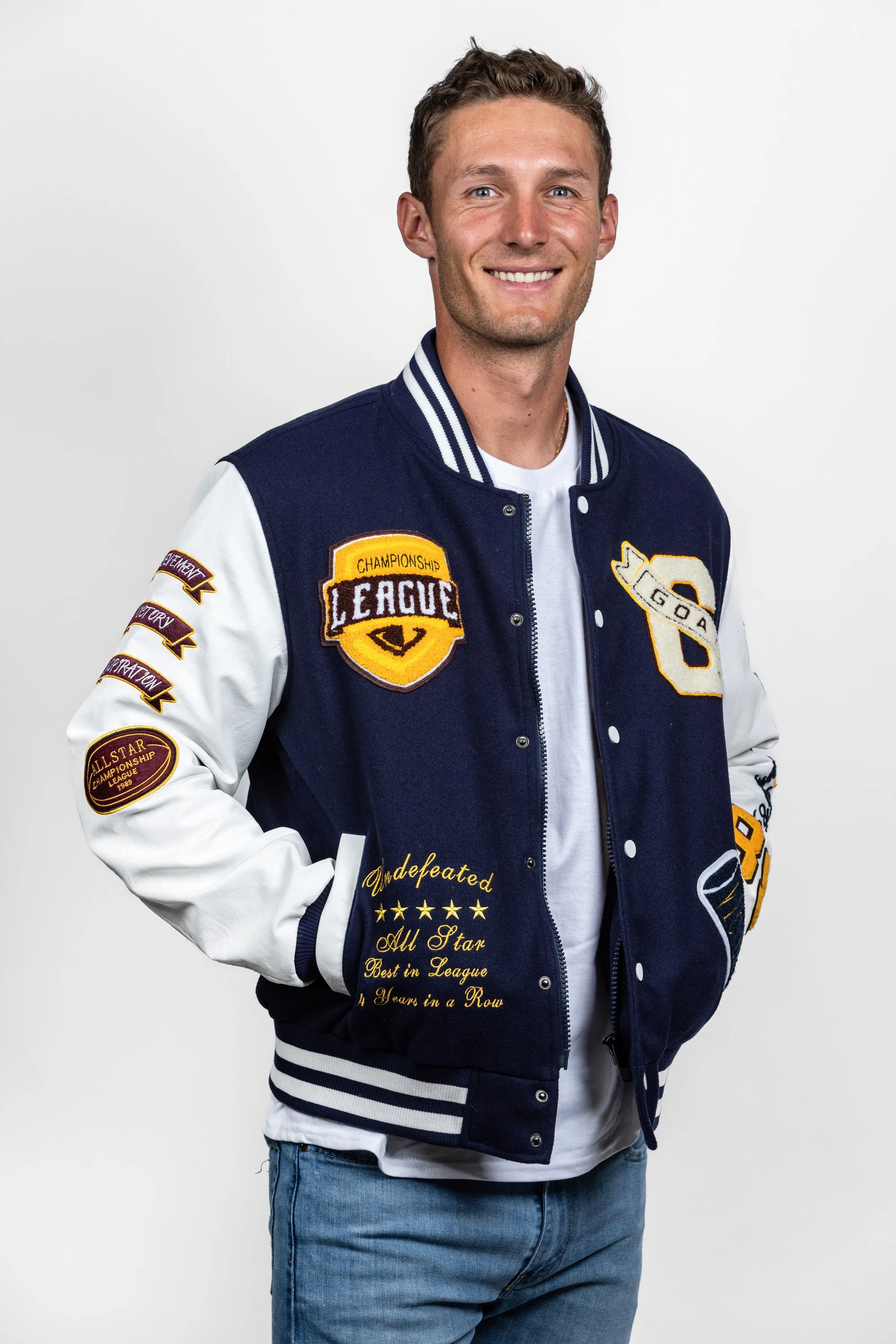 Premium Varsity Jacket with Patches