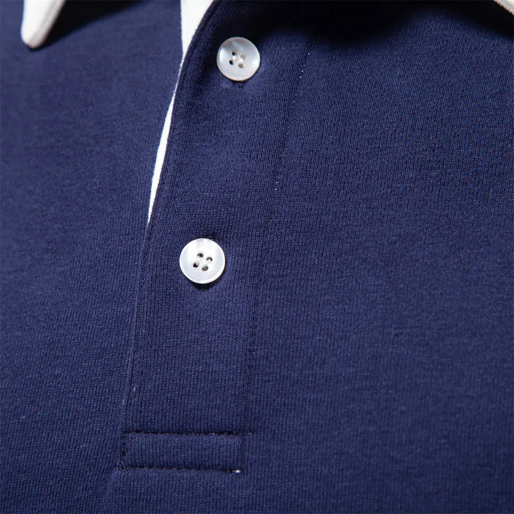 PrimeStyle Power Play: Polo Neck Sweatshirt für Männer