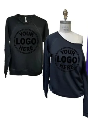 Puff Logo Tone on Tone Sweatshirt