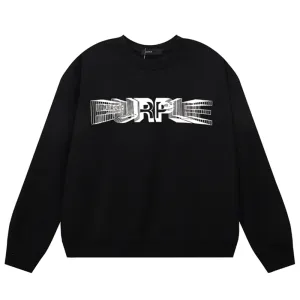 Purple Brand Logo Printed Sweatshirts