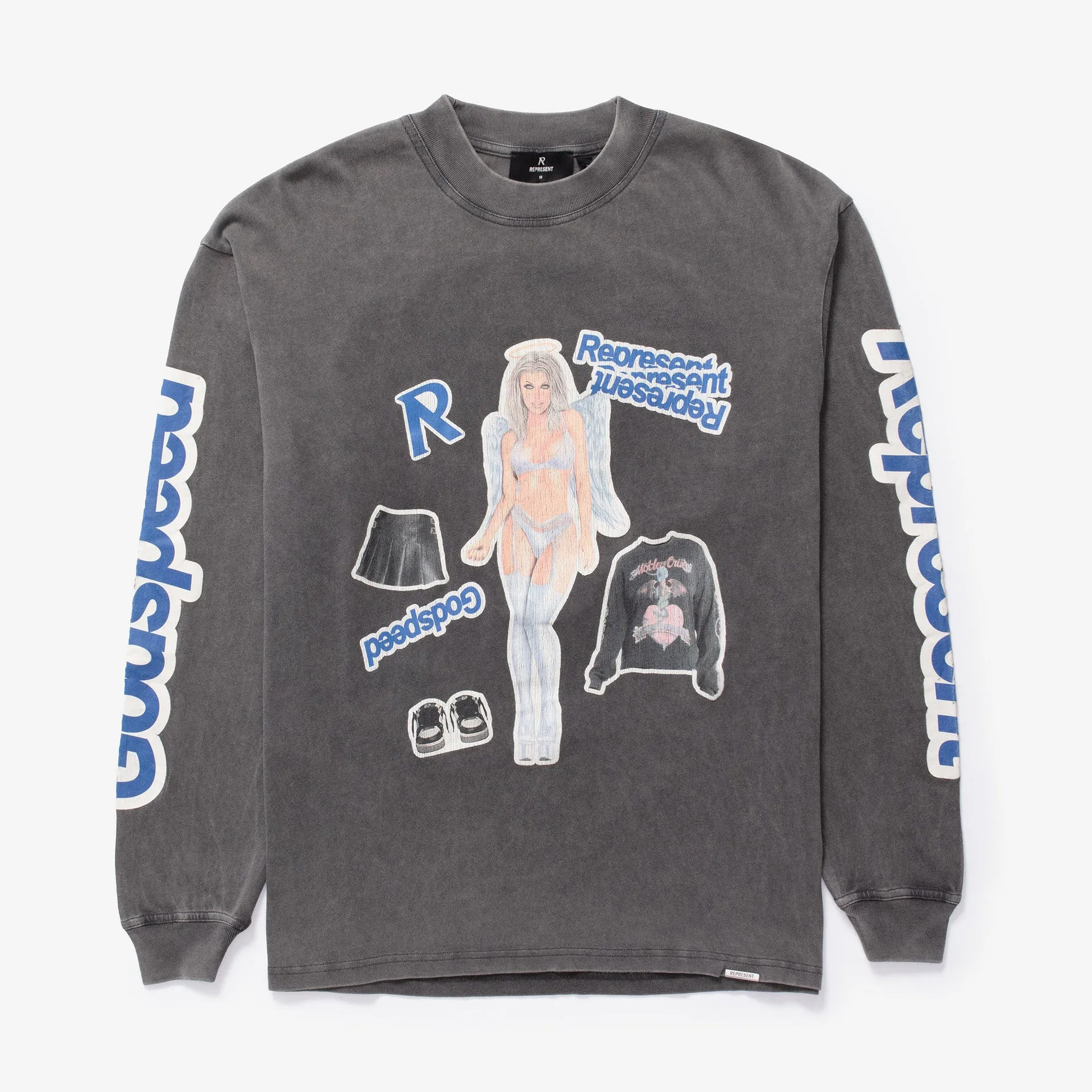 Question Your Innocence Long Sleeve T-Shirt - Vintage Grey