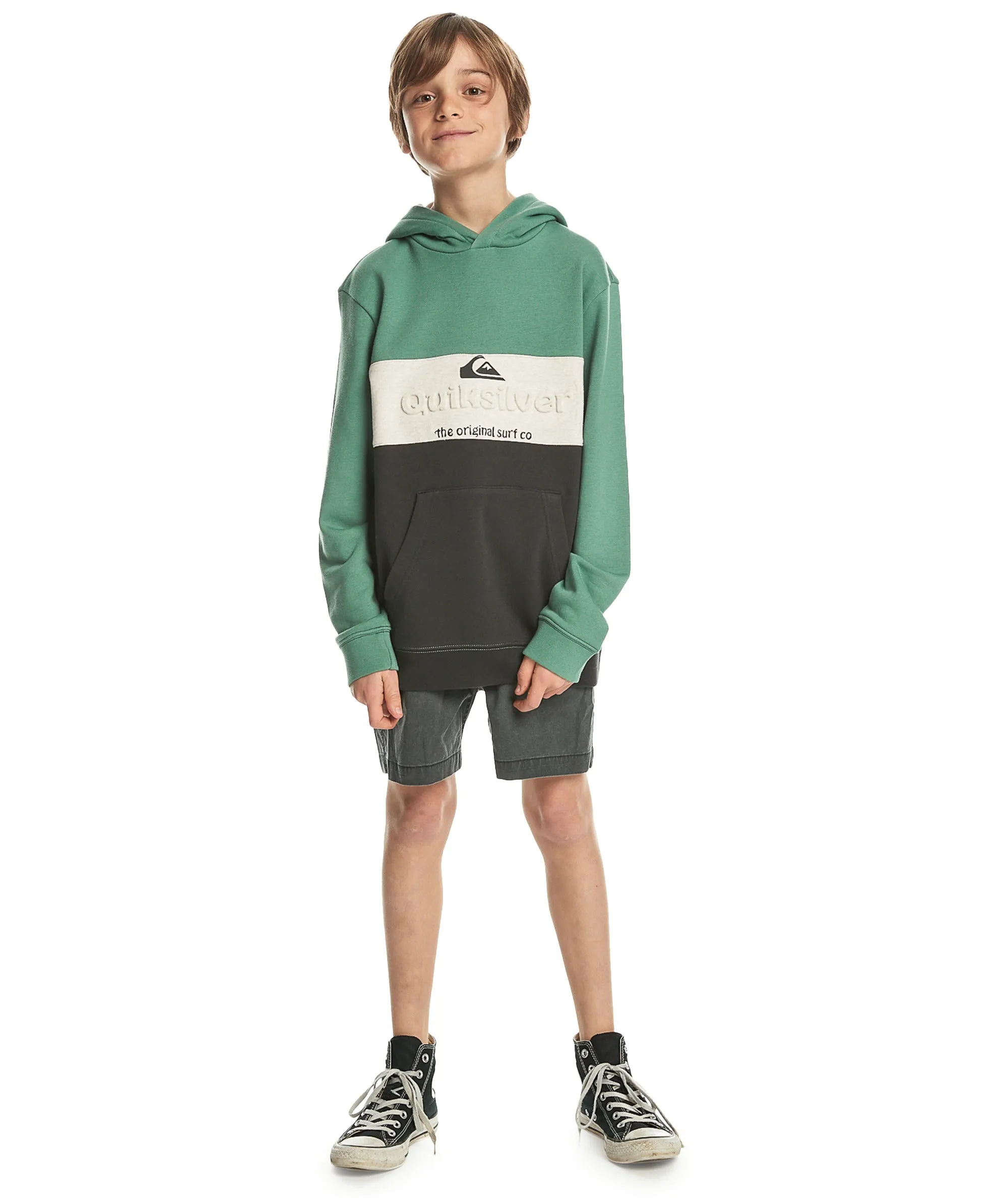 Quiksilver Kids Emboss Block Hoodie