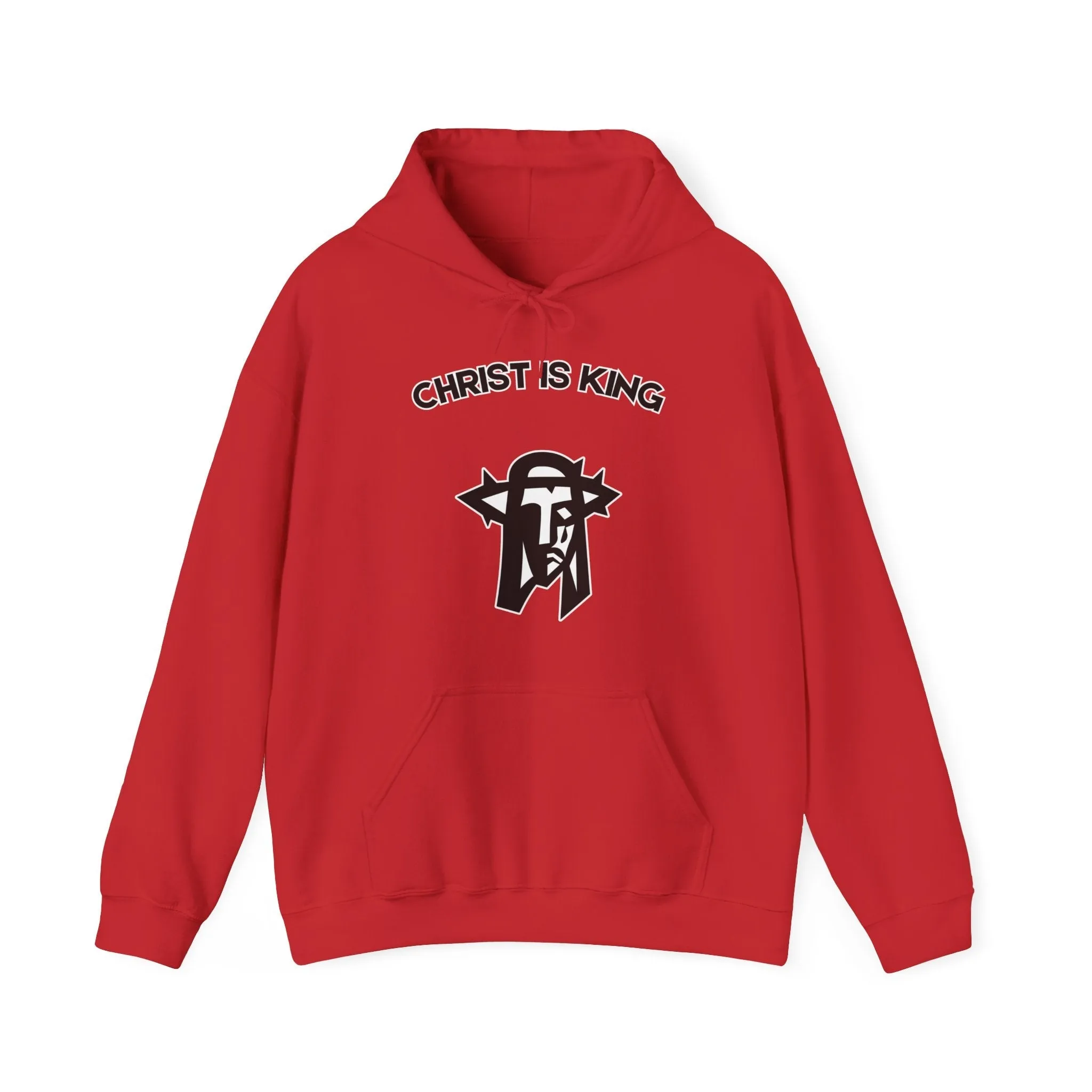 "Christ is King Hoodie - Bold Faith Statement Pullover Sweatshirt"