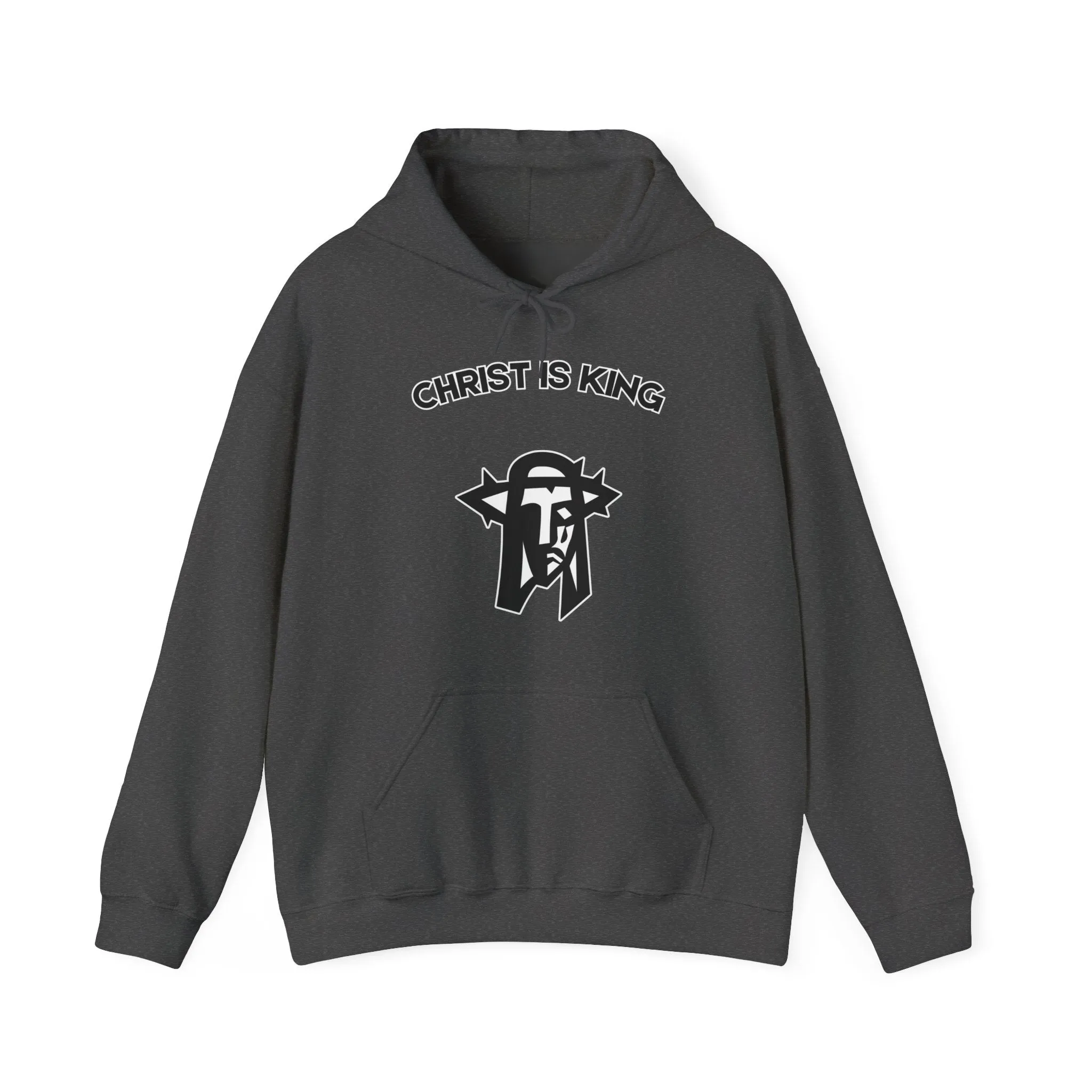 "Christ is King Hoodie - Bold Faith Statement Pullover Sweatshirt"