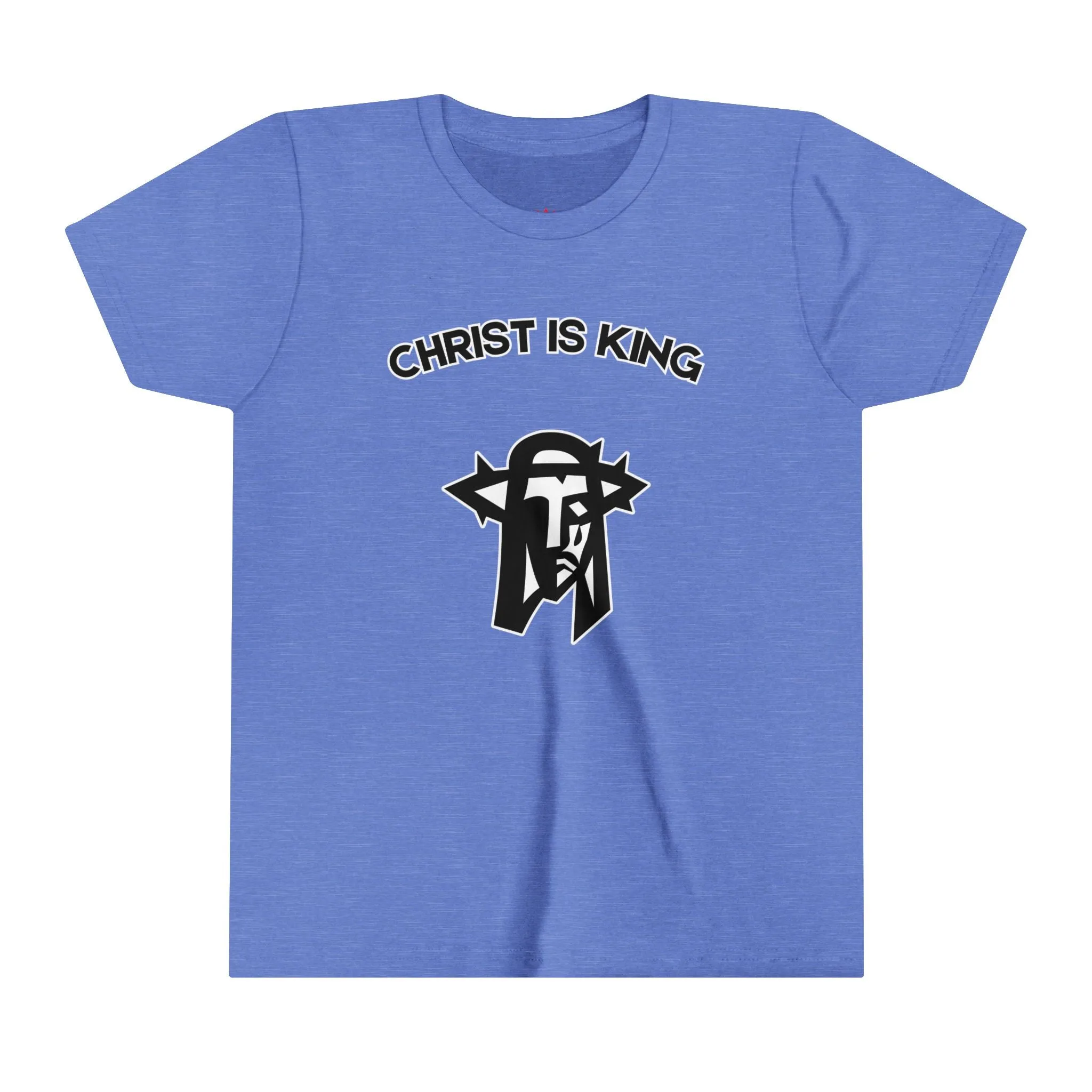 "Christ is King Kids T-Shirt - Bold Faith-Based Graphic Tee"