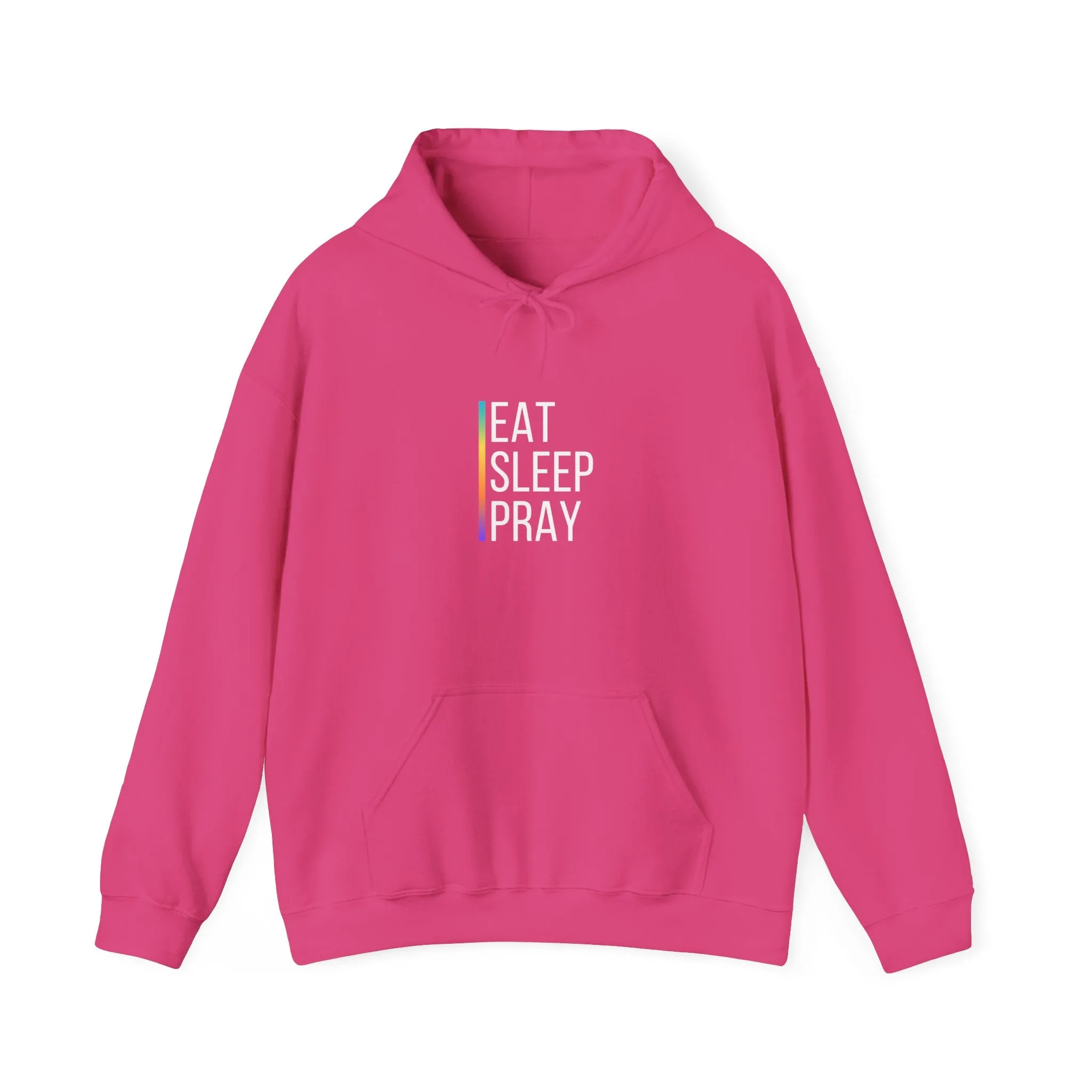 "Eat Sleep Pray Hoodie - Inspirational Christian Faith Hoodie Pullover Sweatshirt"