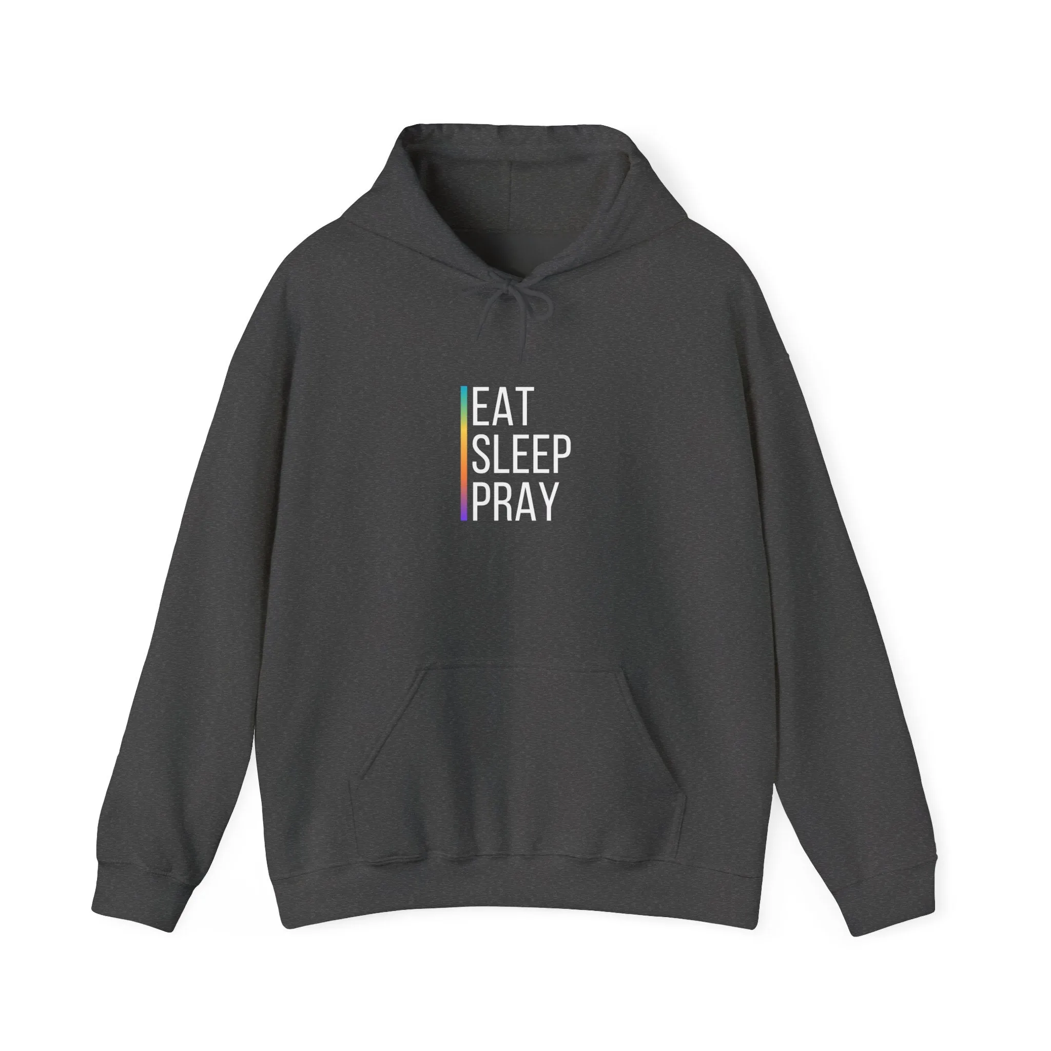 "Eat Sleep Pray Hoodie - Inspirational Christian Faith Hoodie Pullover Sweatshirt"
