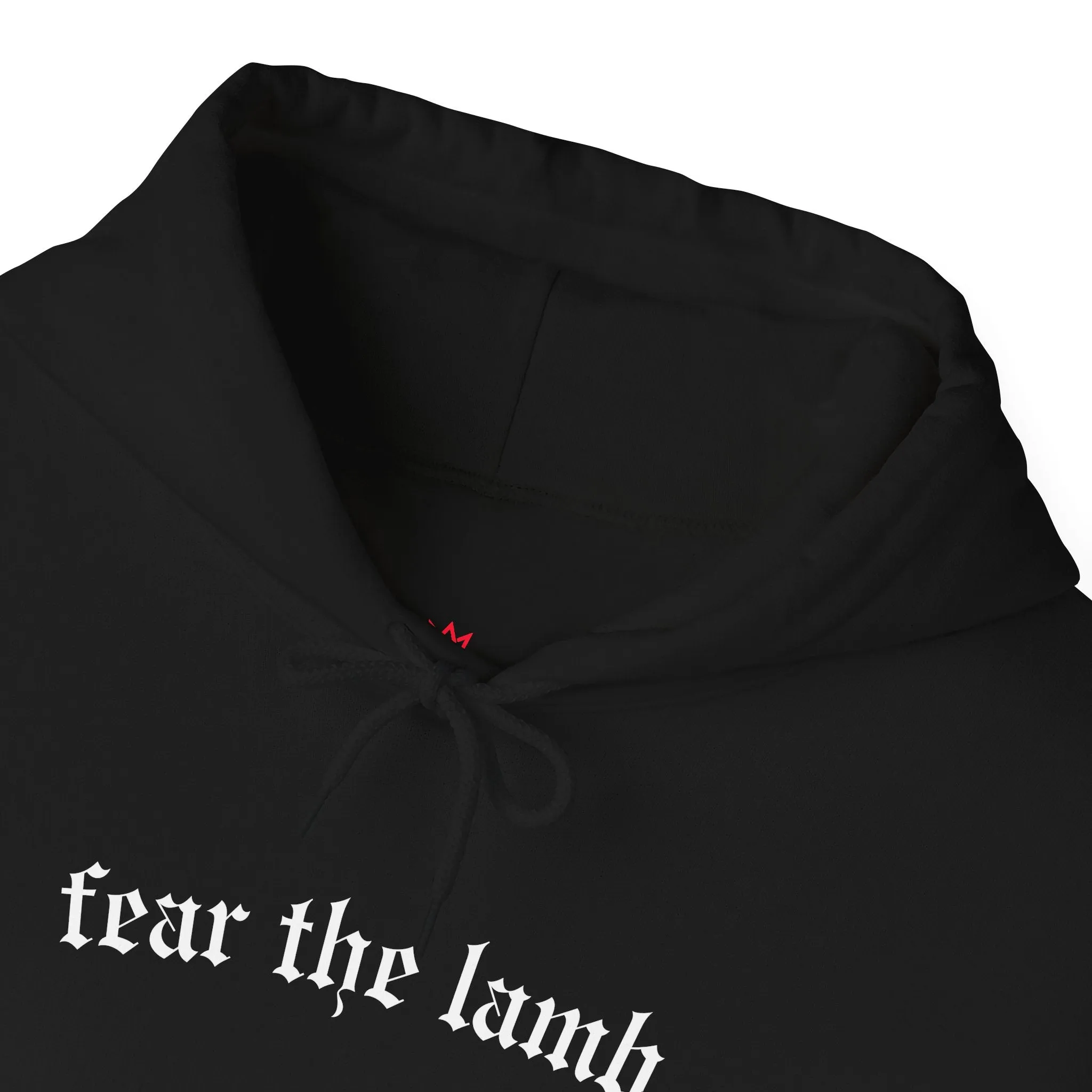 "Fear the Lamb Hoodie - Bold Faith Statement Pullover Sweatshirt"