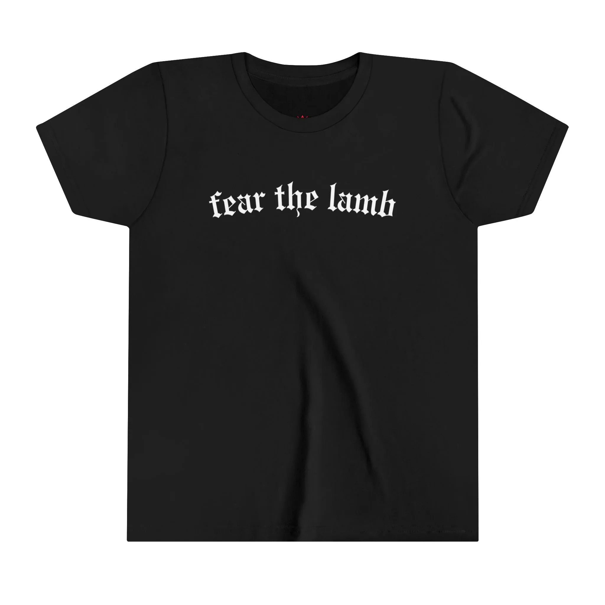 "Fear the Lamb Kids T-Shirt - Bold Faith Statement Youth Tee"