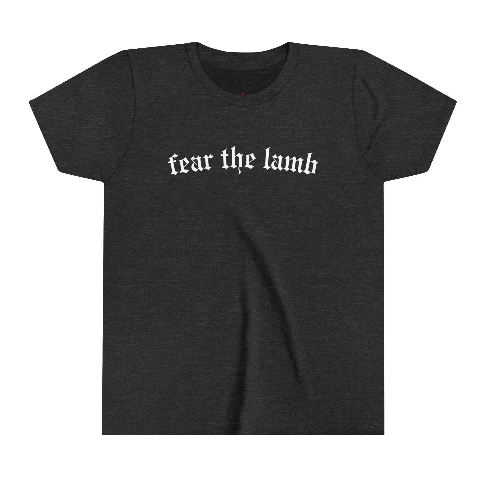 "Fear the Lamb Kids T-Shirt - Bold Faith Statement Youth Tee"