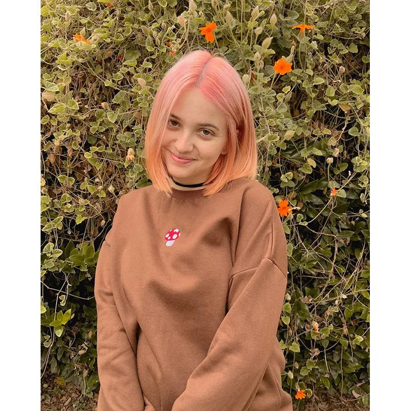 "MUSHROOM EMBROIDERY" SWEATSHIRT N030203