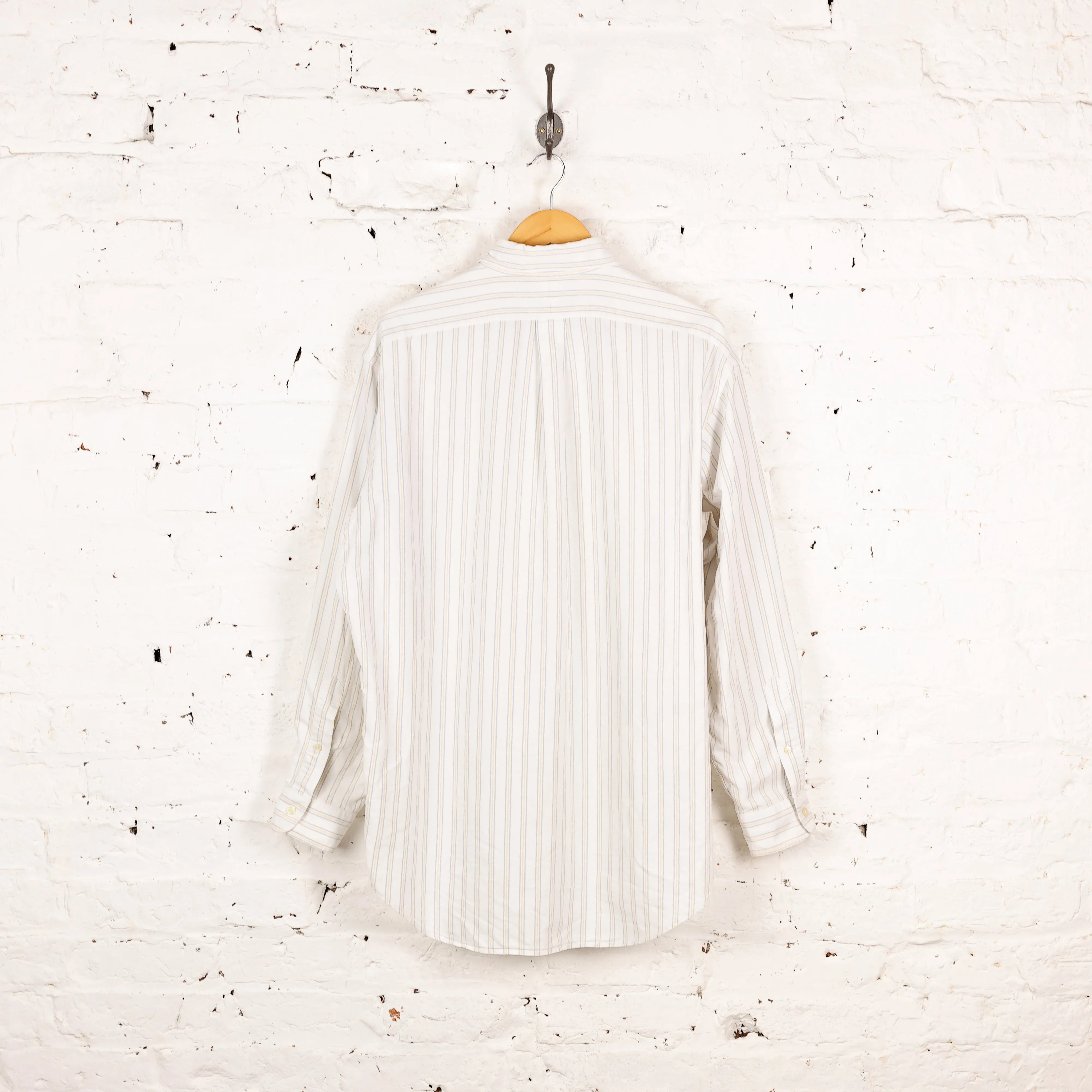 Ralph Lauren Yarmouth Striped Shirt - White - XL