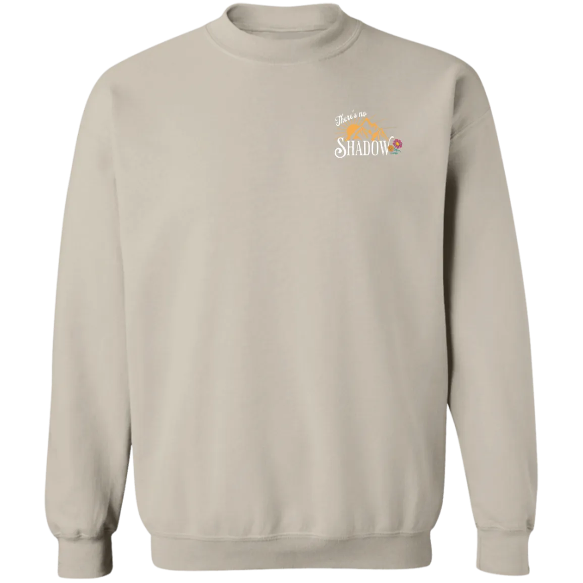 Reckless Love Flower Crewneck Front & Back- Christian Worship - Gildan