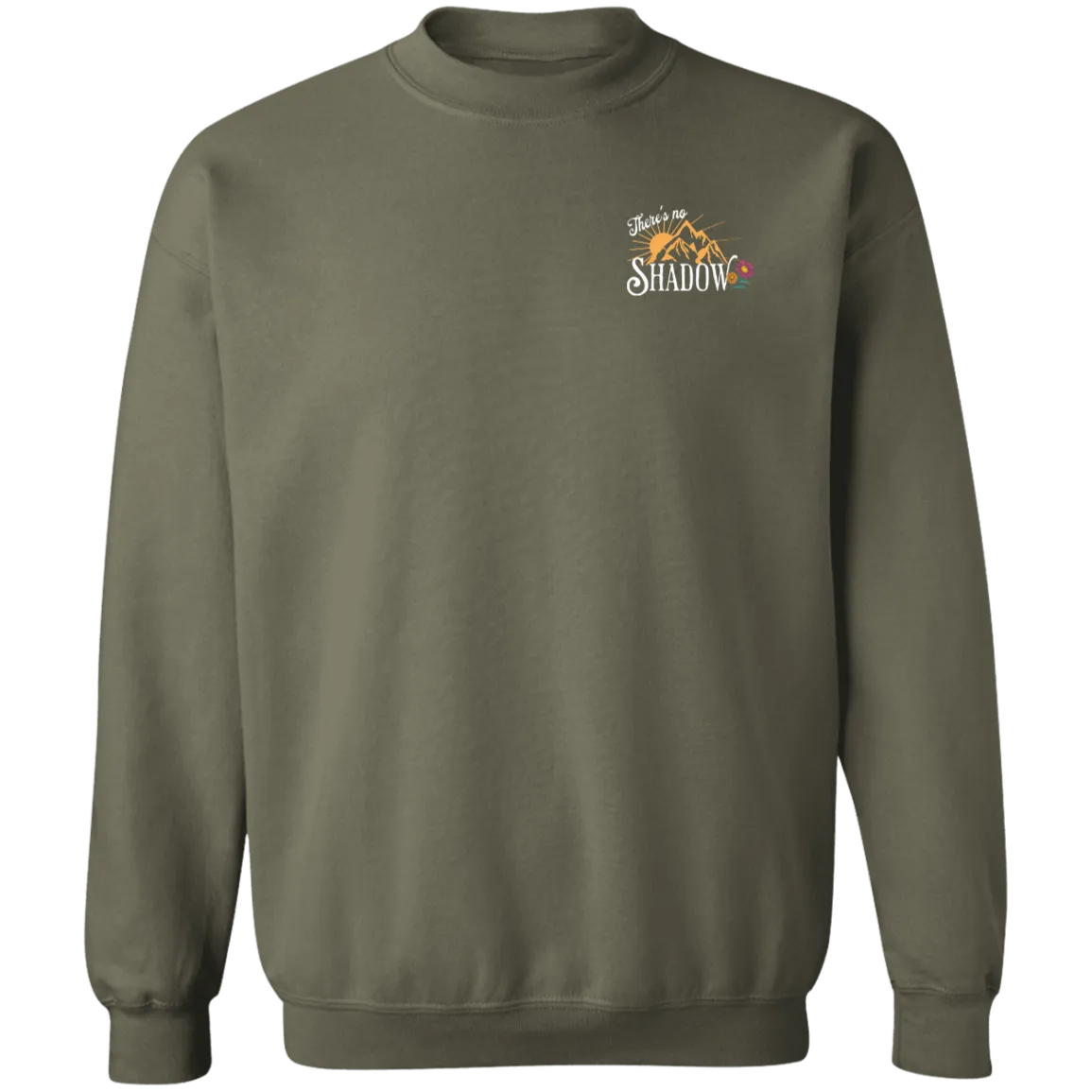 Reckless Love Flower Crewneck Front & Back- Christian Worship - Gildan
