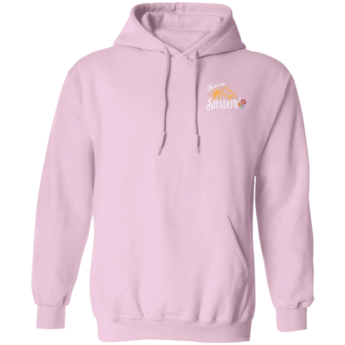 Reckless Love Flower Hoodie Front & Back - Christian Worship - Gildan