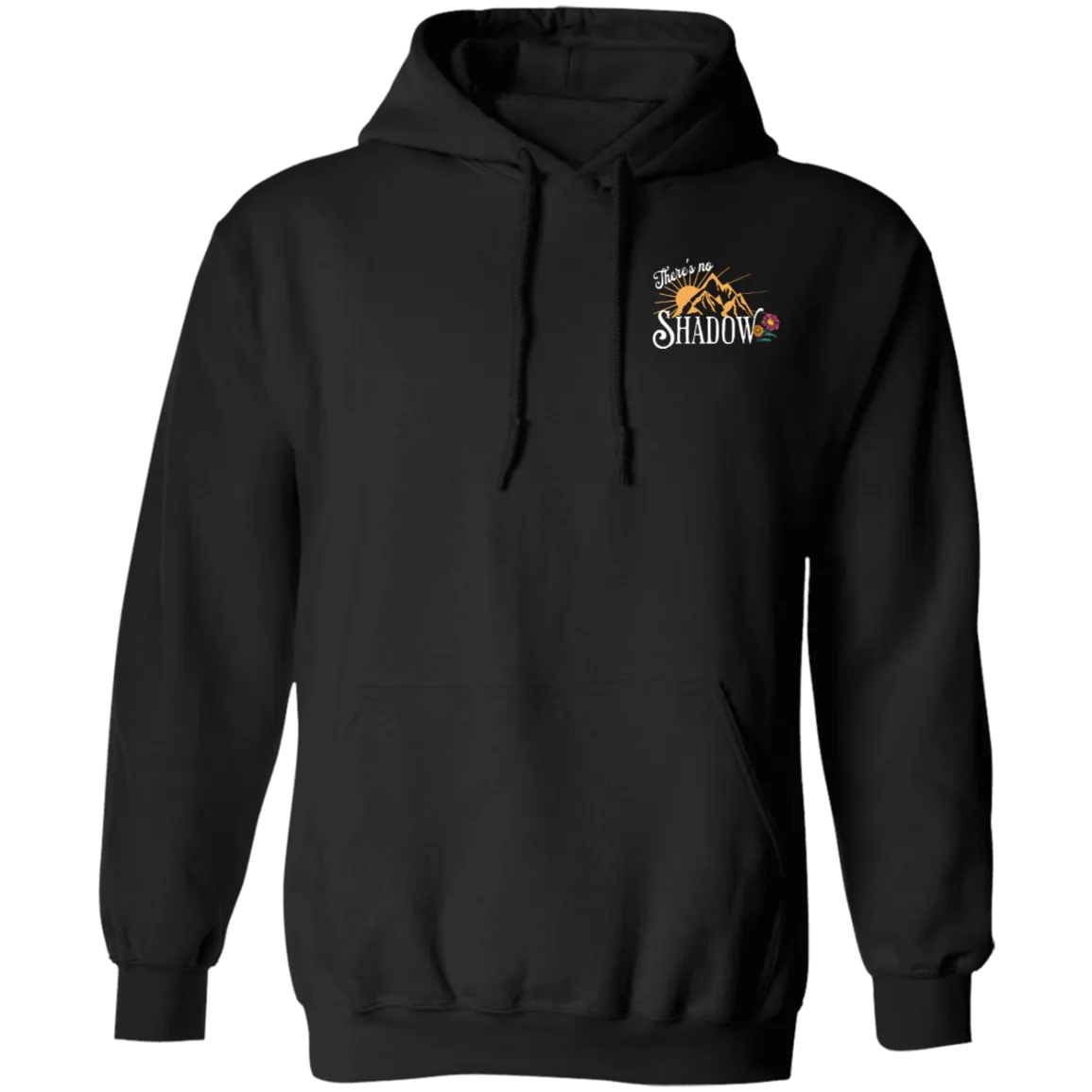 Reckless Love Flower Hoodie Front & Back - Christian Worship - Gildan
