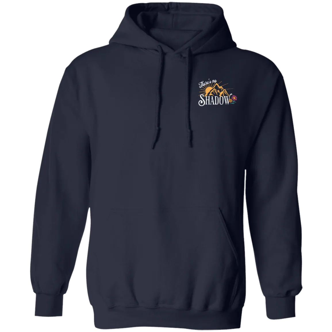 Reckless Love Flower Hoodie Front & Back - Christian Worship - Gildan