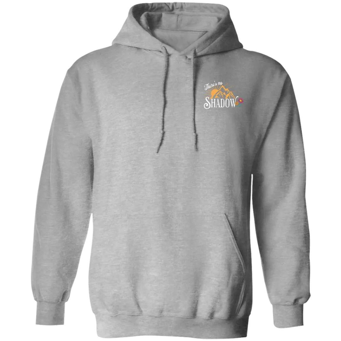 Reckless Love Flower Hoodie Front & Back - Christian Worship - Gildan