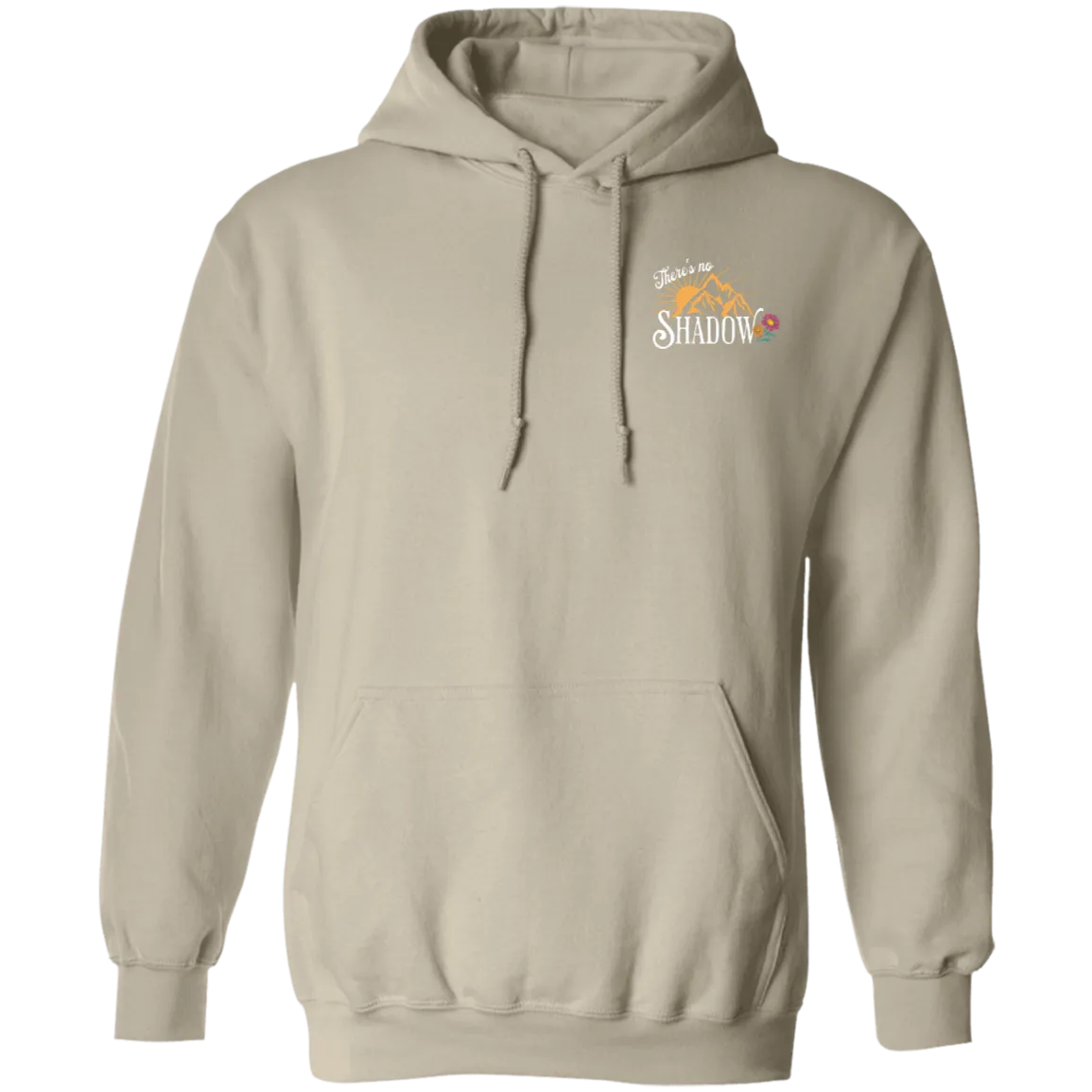 Reckless Love Flower Hoodie Front & Back - Christian Worship - Gildan