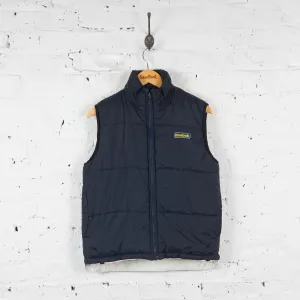 Reebok Bodywarmer Gilet Jacket - Blue/White - S