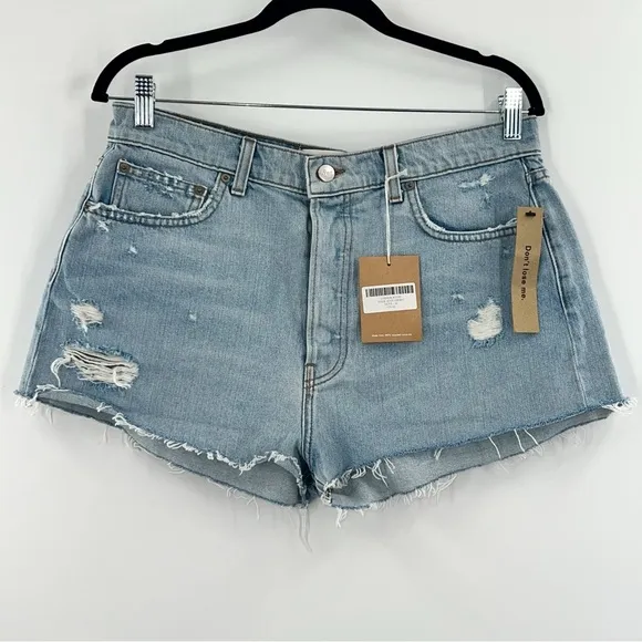 Reformation NWT Dixie High Rise Jean Shorts in Skye size 30