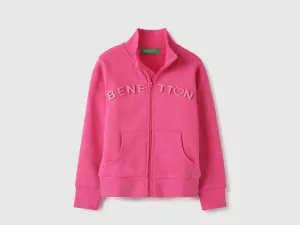 Regular Fit High Neck Embossed Sweatshirts