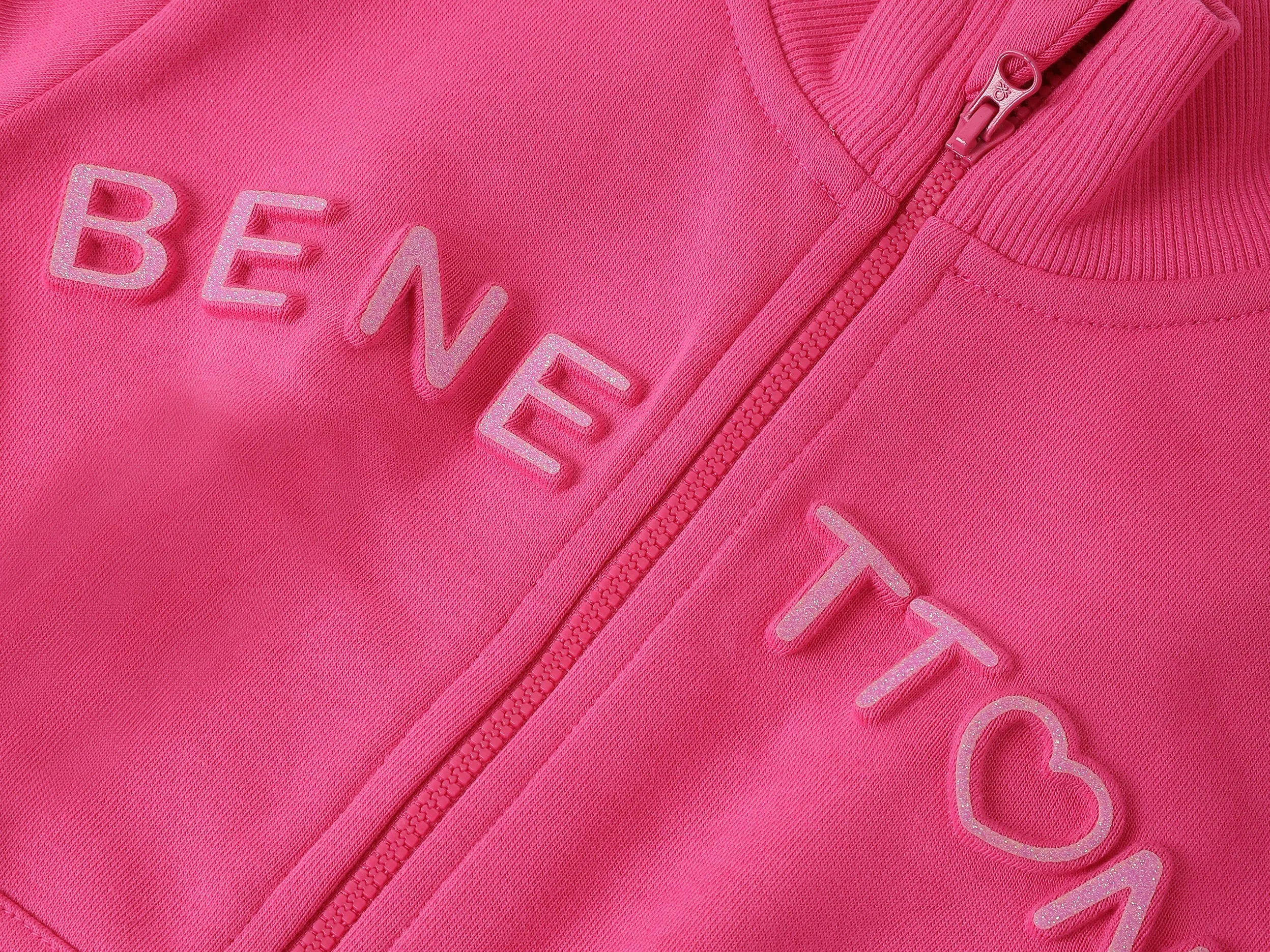 Regular Fit High Neck Embossed Sweatshirts