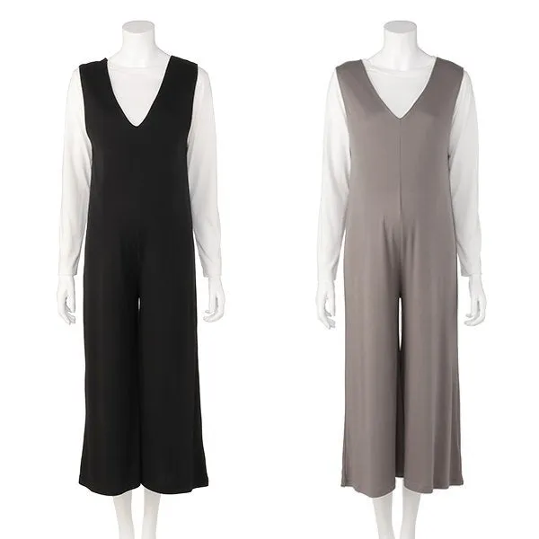 Relaxed-Fit Nursing Knit Overalls (Winter, Spring, Autumn)