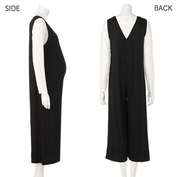 Relaxed-Fit Nursing Knit Overalls (Winter, Spring, Autumn)