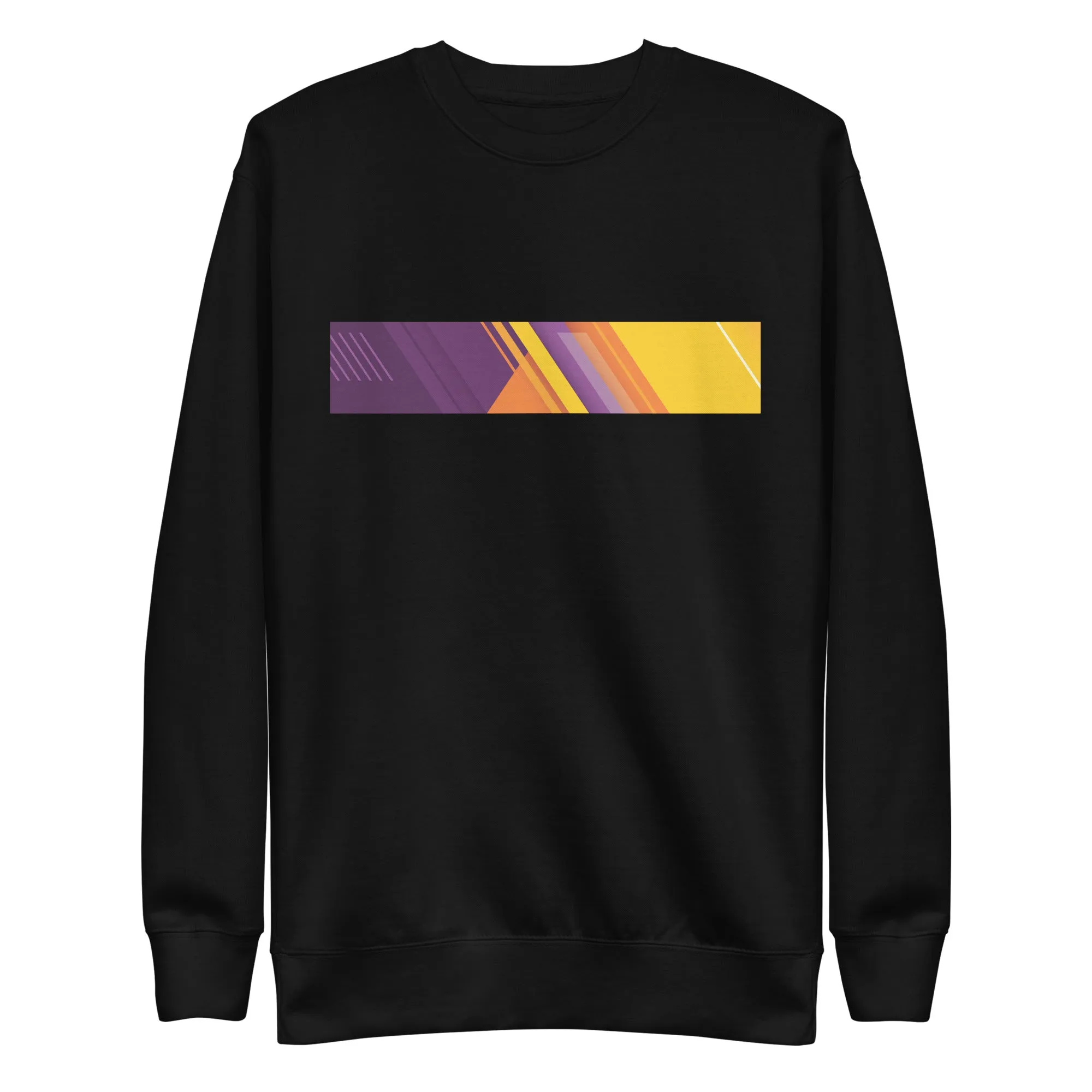 Retro Block Colors - Sustainably Made Sweatshirt