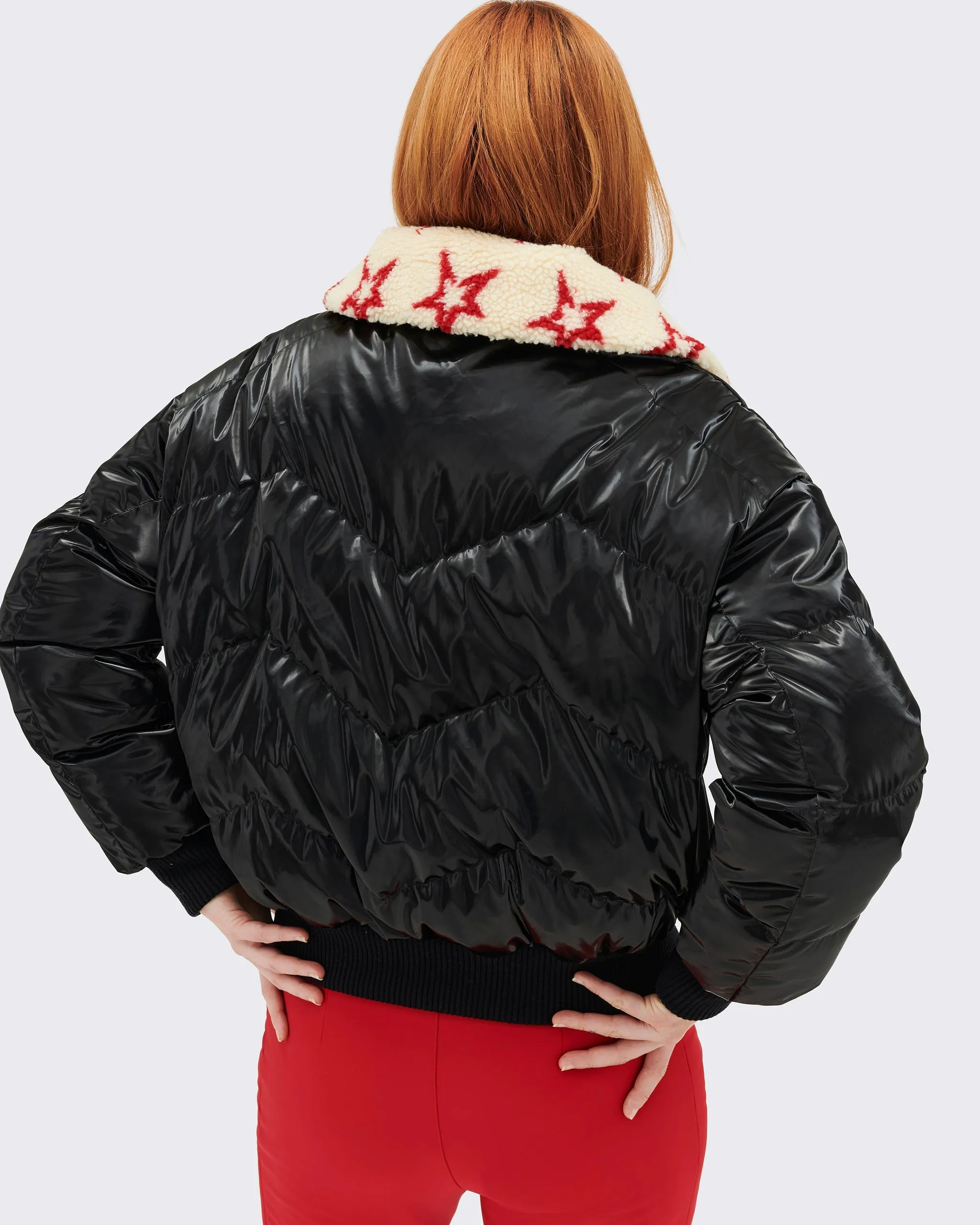Reversible Metallic Sh Jkt W
