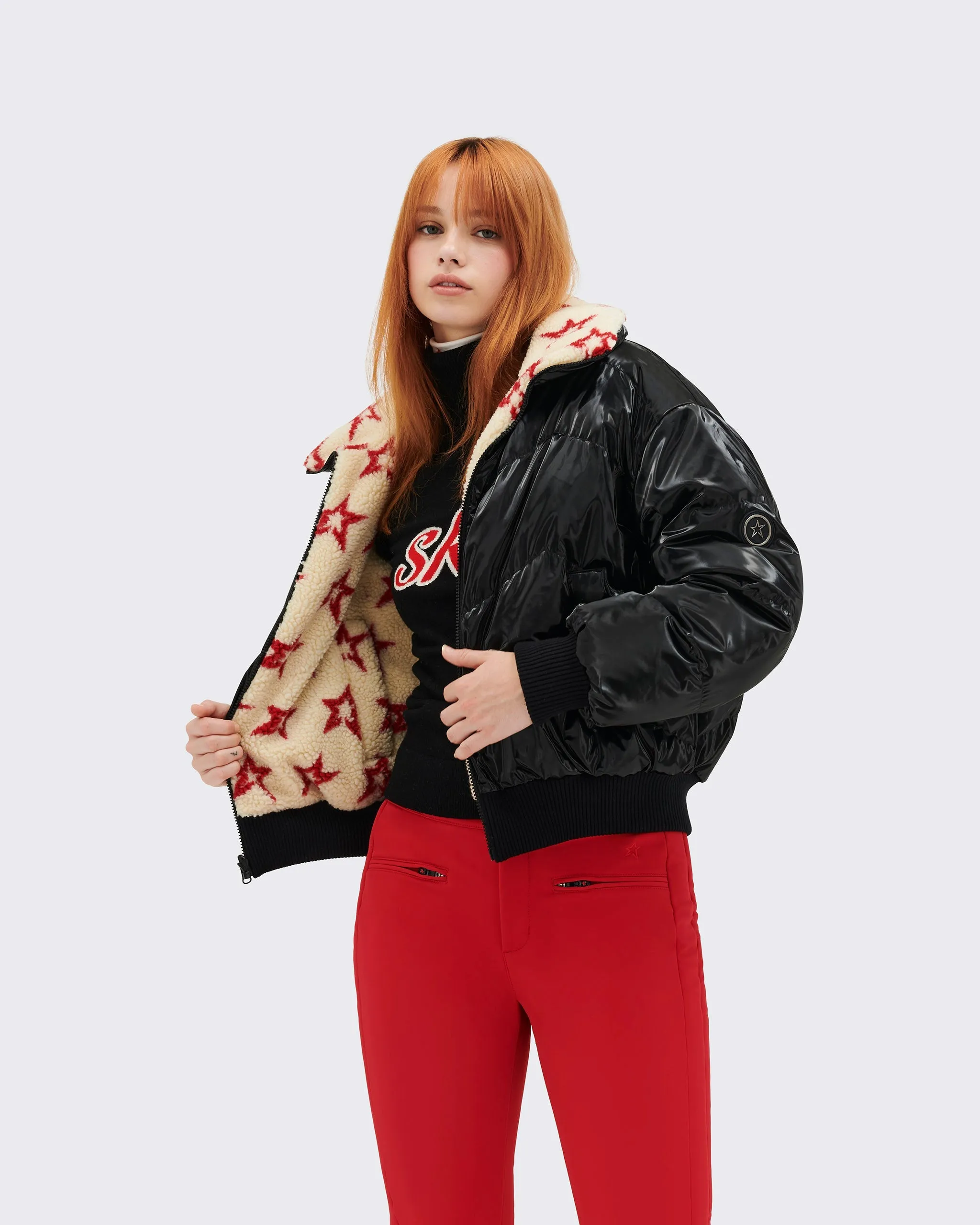 Reversible Metallic Sh Jkt W