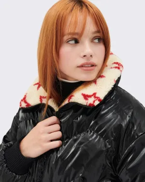 Reversible Metallic Sh Jkt W