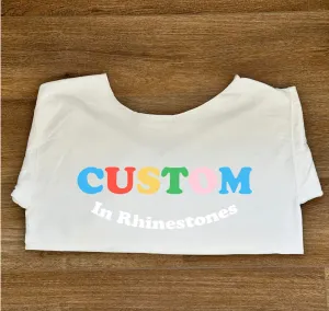 Rhinestone Happy Rainbow Crew