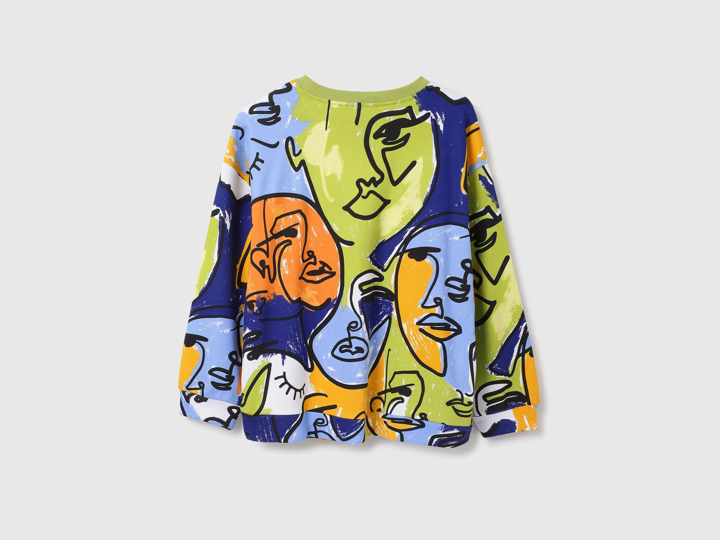 Round Neck Printed Sweatshirts
