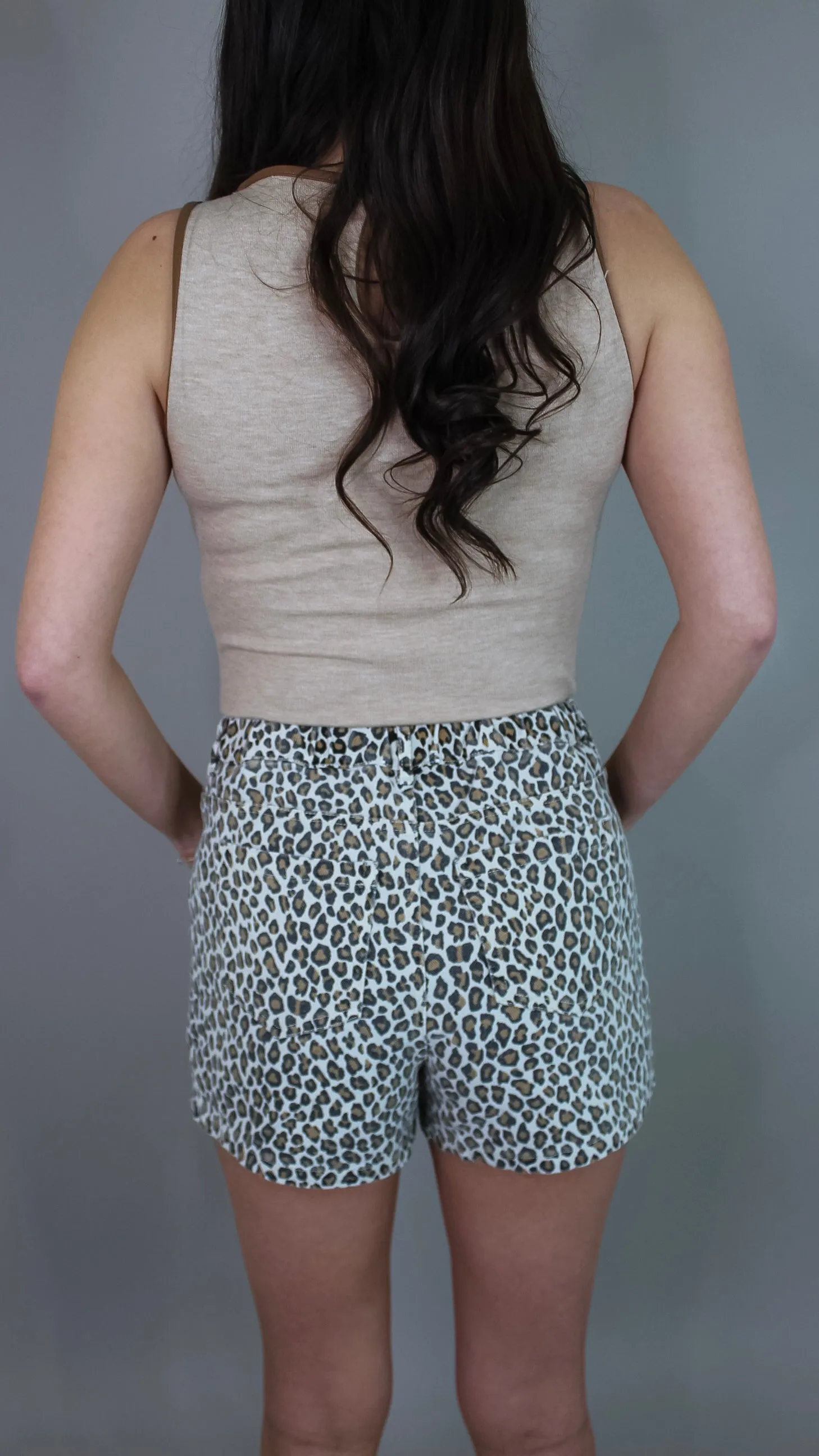 Rowan Animal Print Shorts