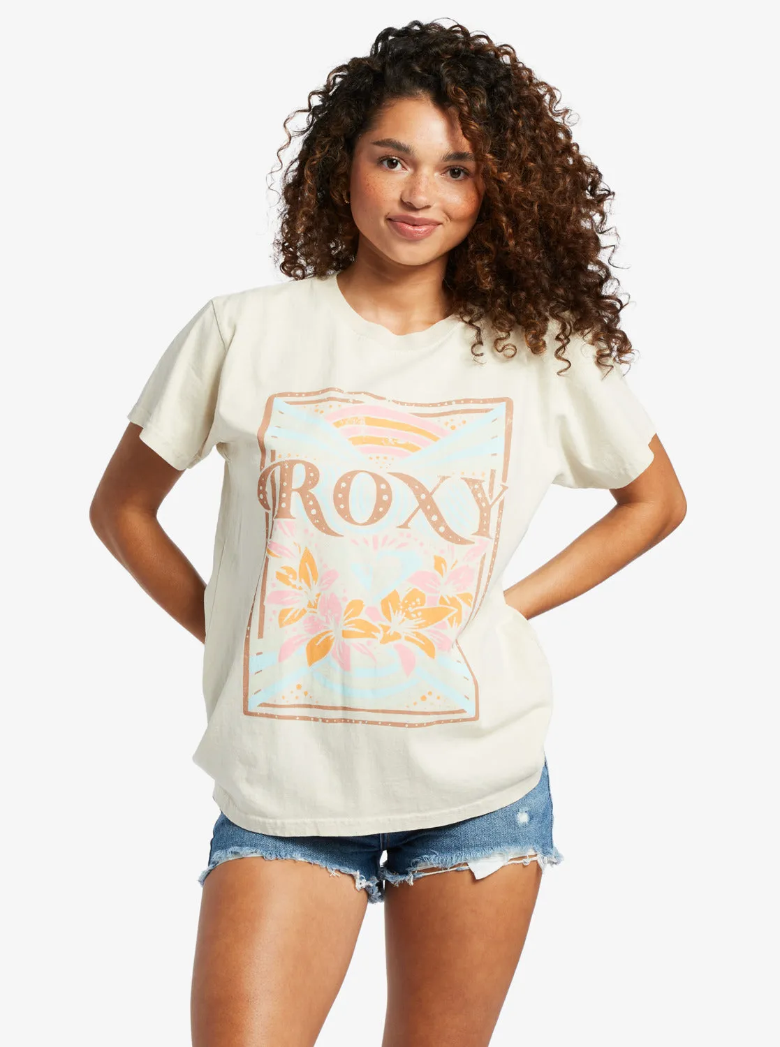 Roxy Womens Rays Oversized T-Shirt