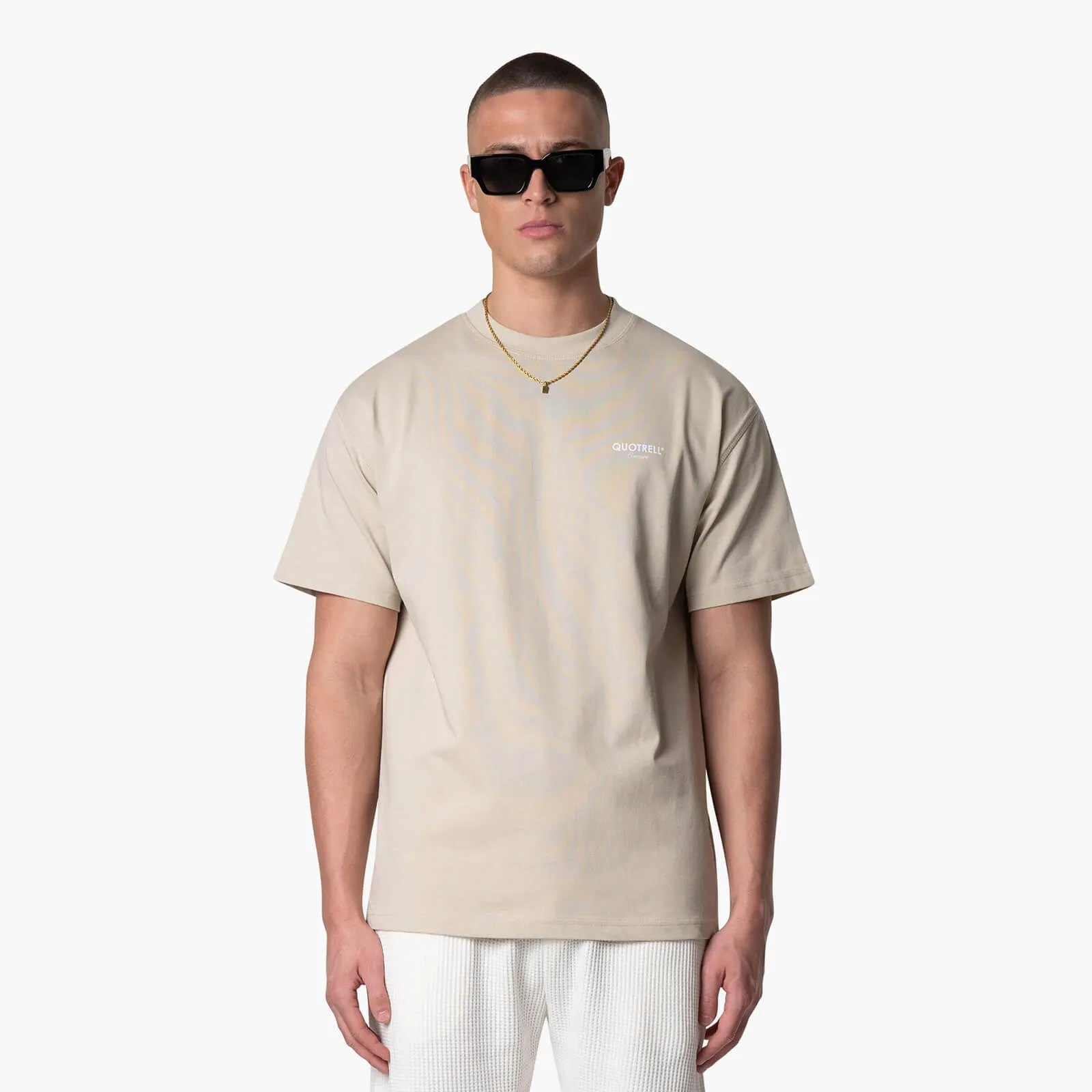 SARASOTA TEE | BEIGE/OFF WHITE