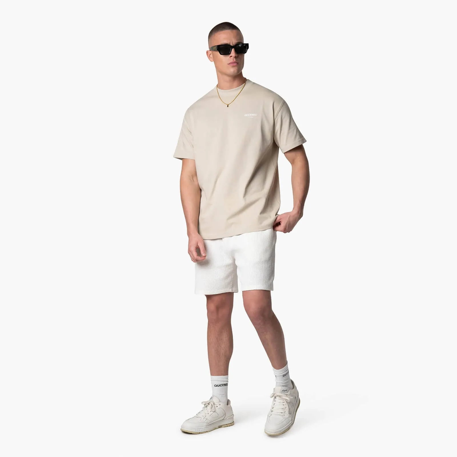 SARASOTA TEE | BEIGE/OFF WHITE