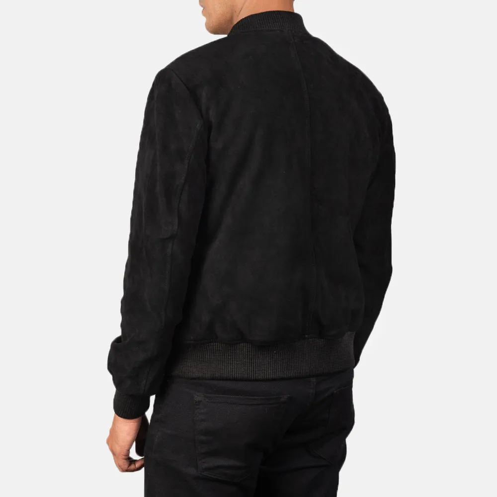 Savvy Leather Bomber Jacket