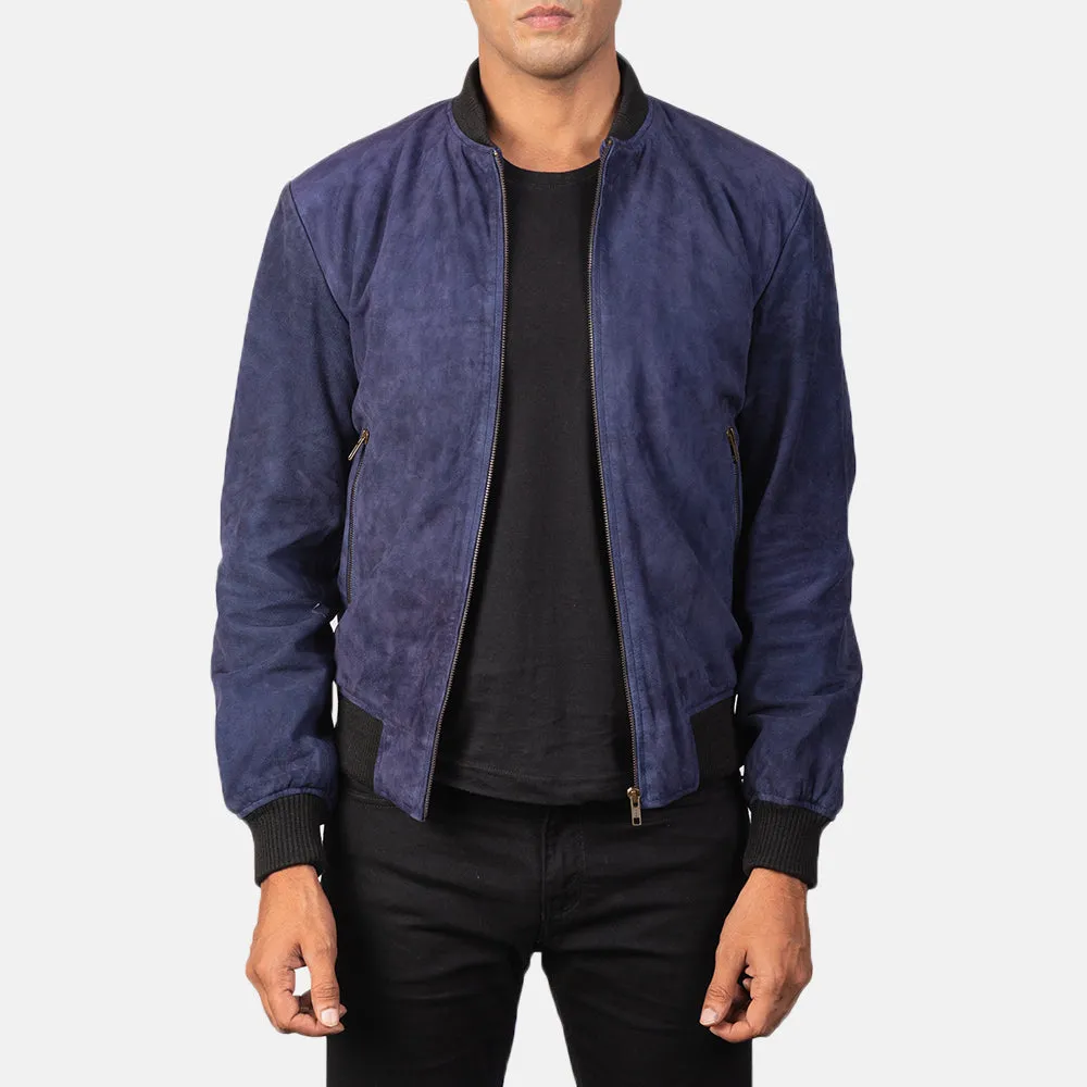 Savvy Leather Bomber Jacket