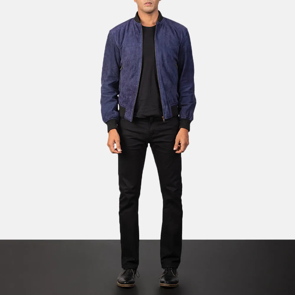 Savvy Leather Bomber Jacket