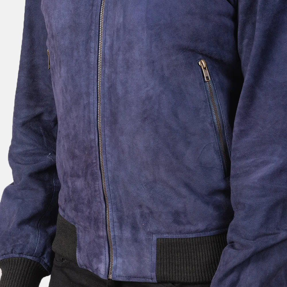 Savvy Leather Bomber Jacket