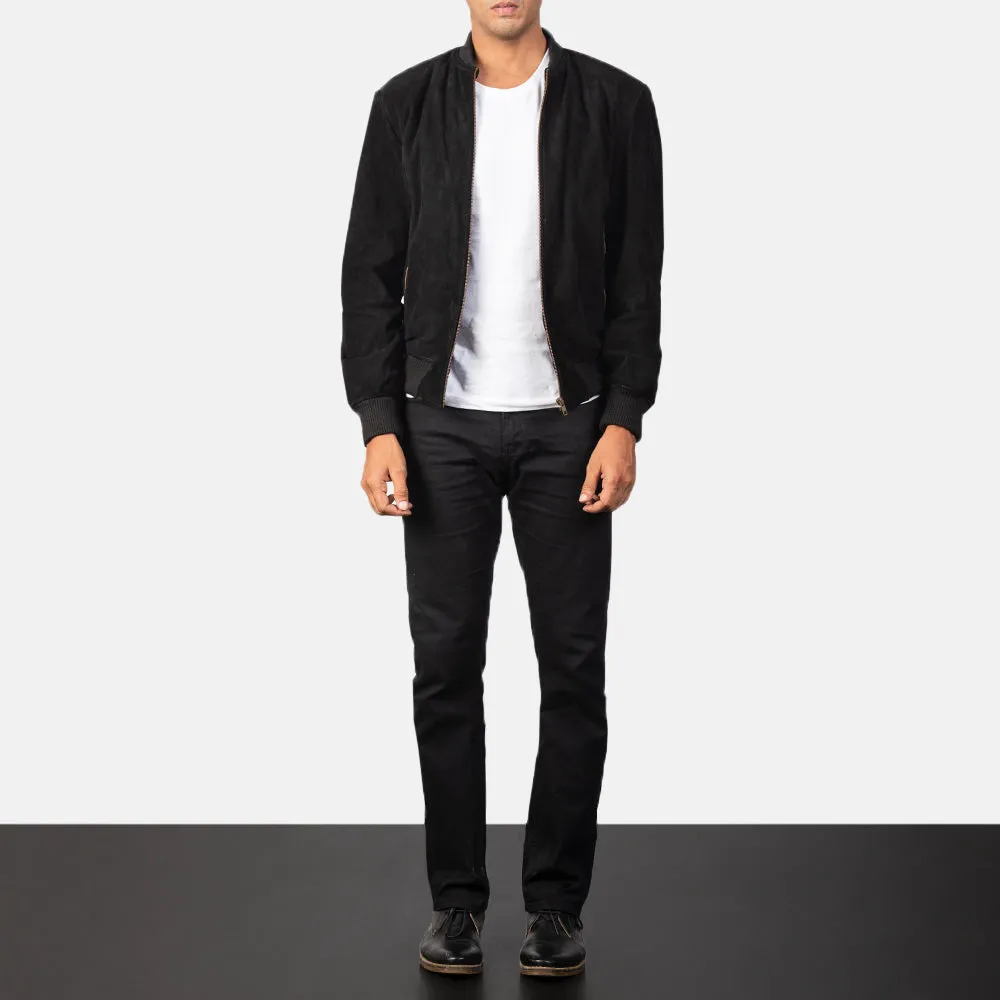 Savvy Leather Bomber Jacket