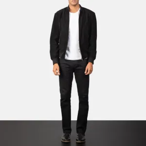 Savvy Leather Bomber Jacket