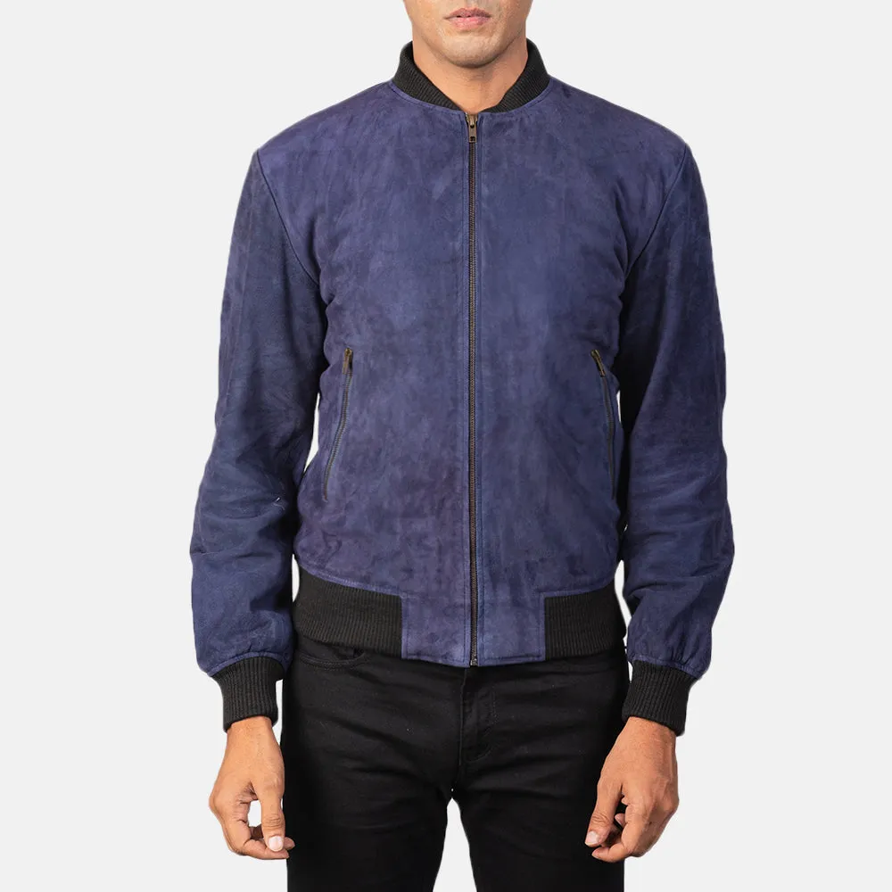 Savvy Leather Bomber Jacket